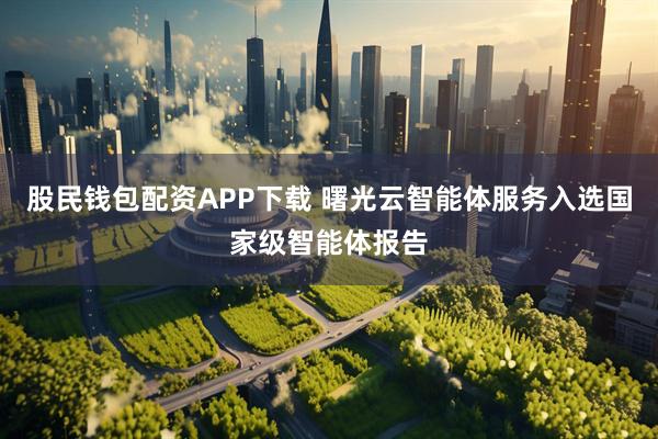 股民钱包配资APP下载 曙光云智能体服务入选国家级智能体报告