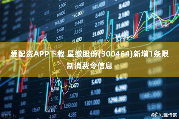 爱配资APP下载 星徽股份(300464)新增1条限制消费令信息
